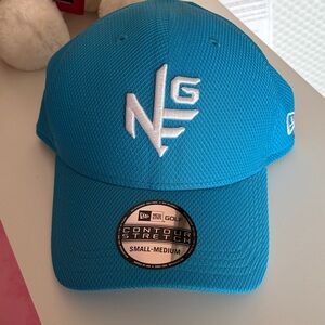 New Era Golf Cap - Teal with White Embroidered Logo